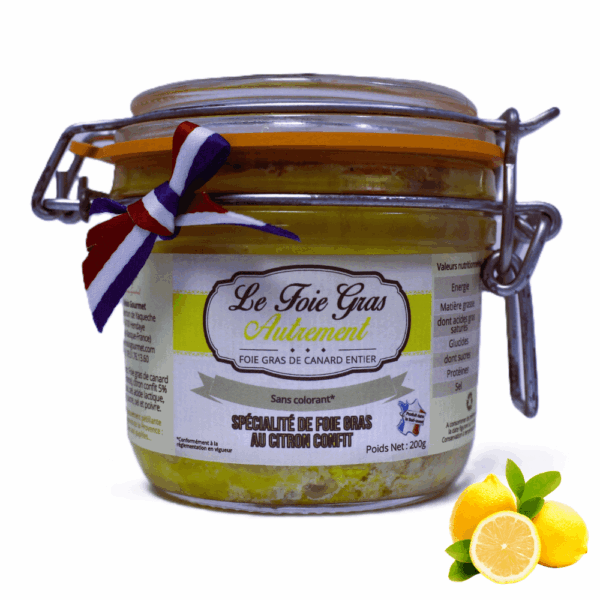 Foie Gras Entier au Citron Confit