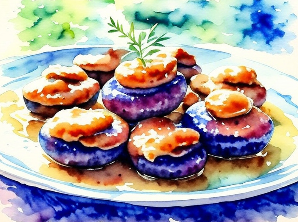 Champignons fourrés au foie gras
