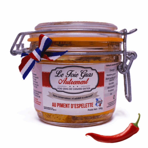 Foie Gras entero con pimiento de Espelette