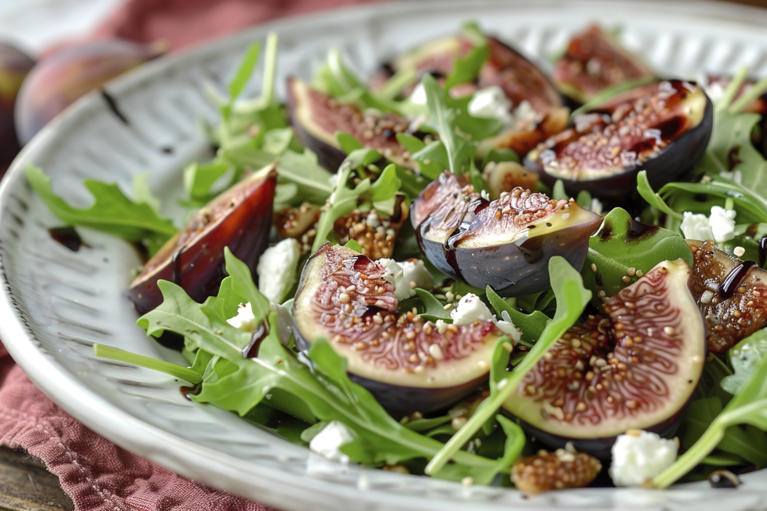 Salade d’été aux figues fraîches
