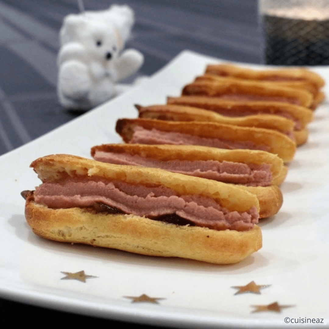 Minis éclairs au Foie Gras