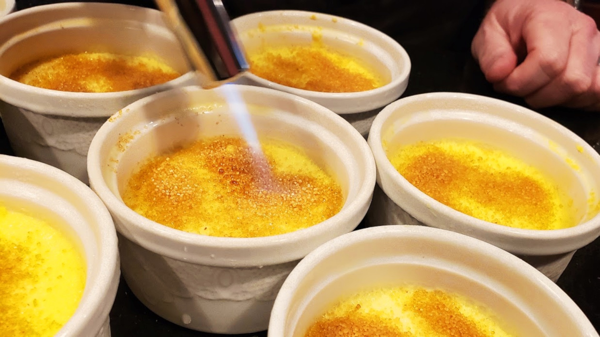 Crème brûlée au foie gras