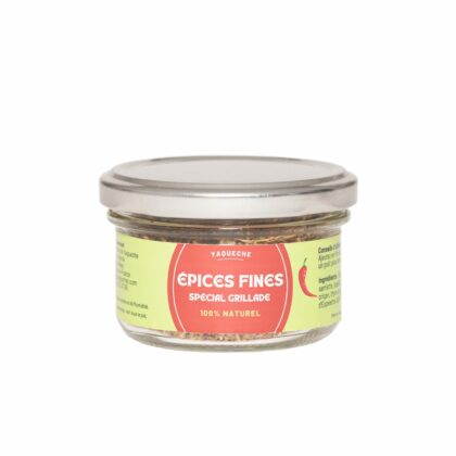Sel spécial grillade au sel fin, herbes aromatiques & piment d'Espelette AOP